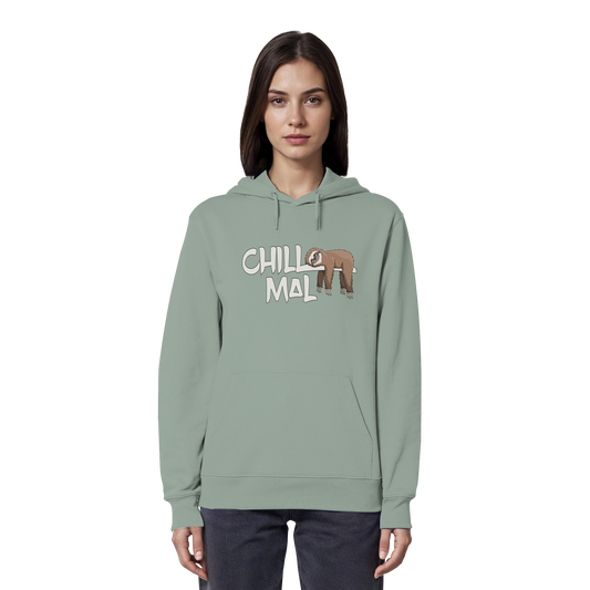 Chill Mal Faultier - Organic Hoodie