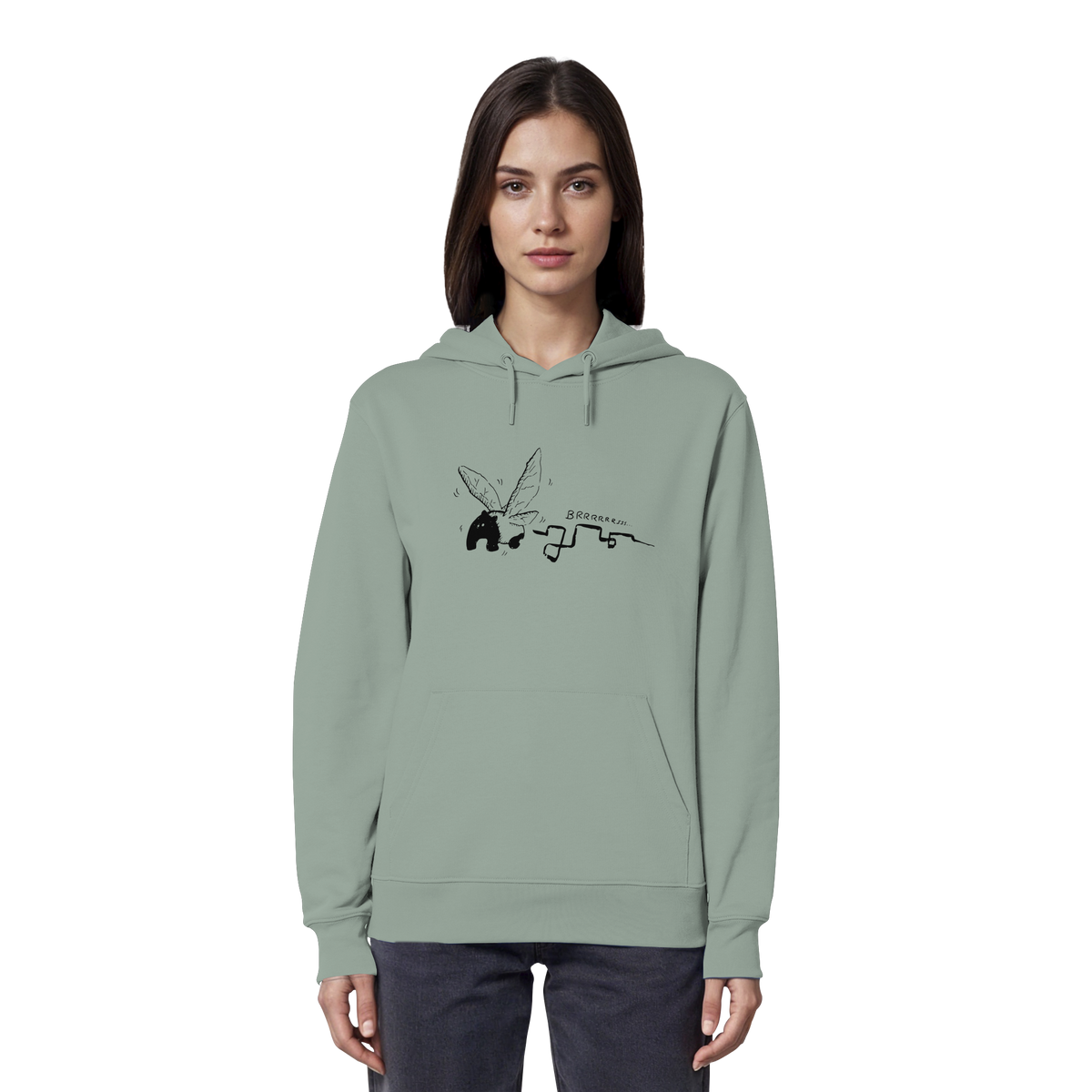 zauberhaft flatternde Tapir Fee - Organic Hoodie