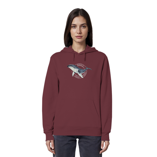 Whale, Hello There | Buckelwal - Organic Hoodie