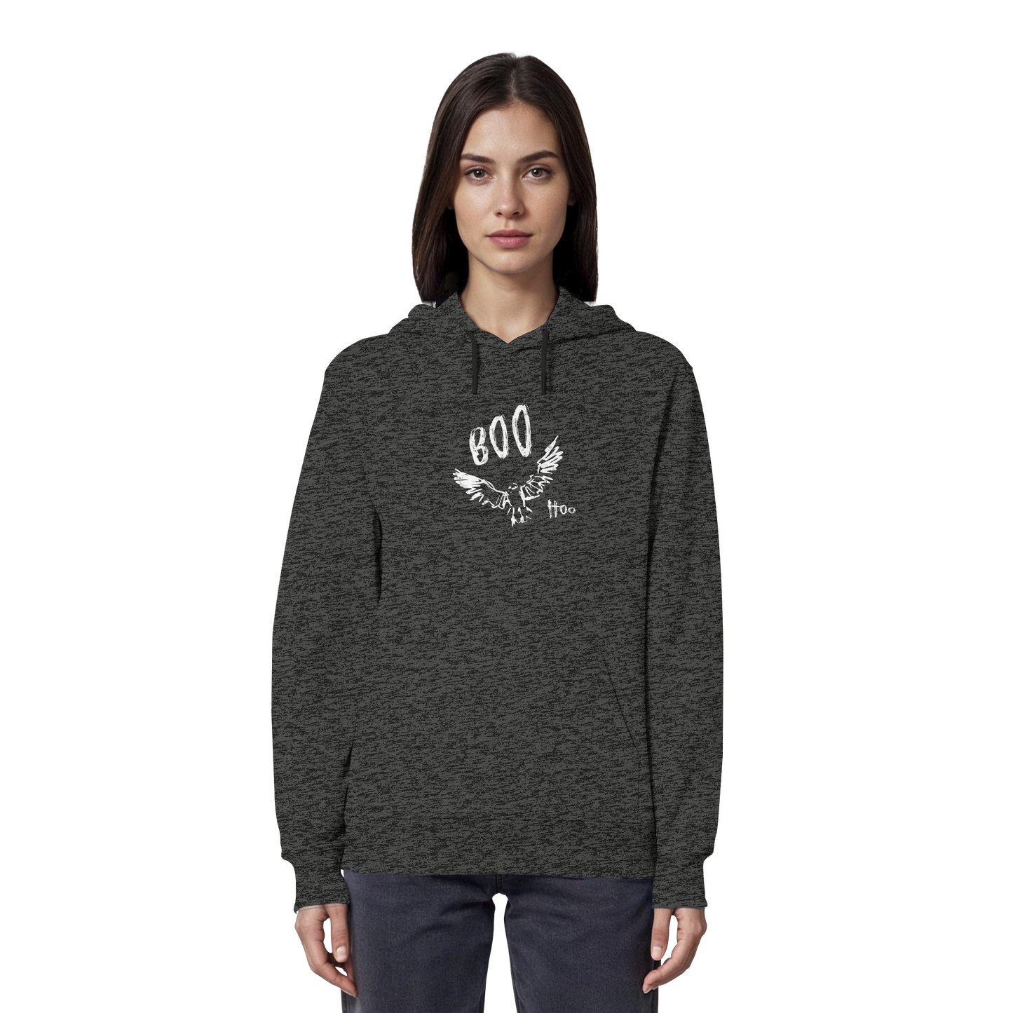 Boo Hoo! Fliegende Eule - Organic Hoodie