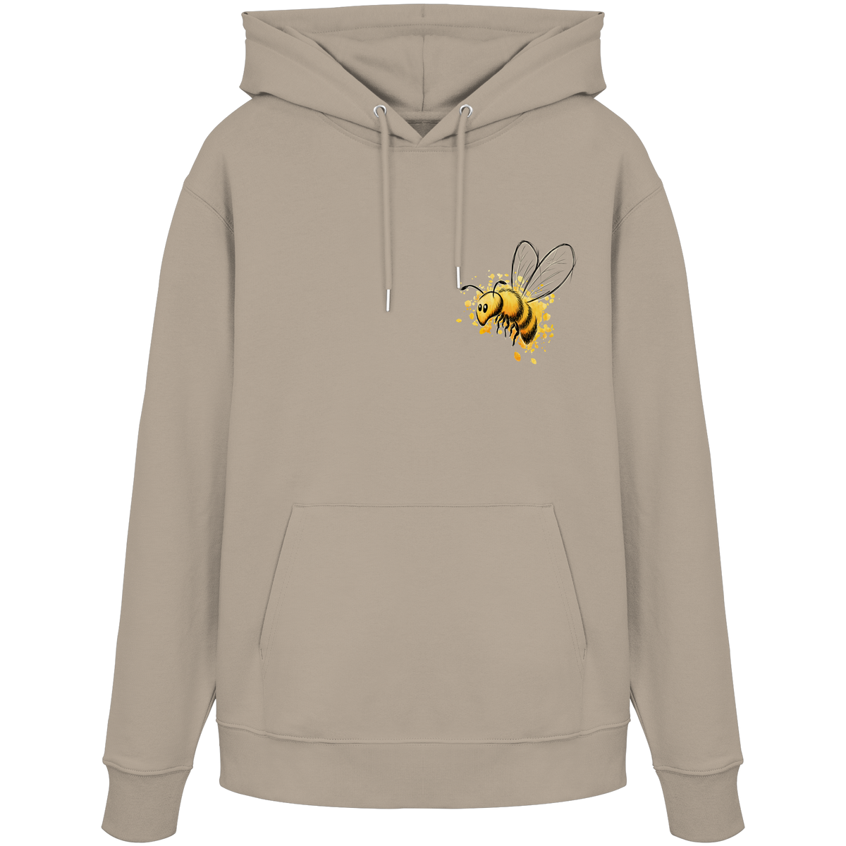 Lässige kleine Honig-Biene - Organic Hoodie