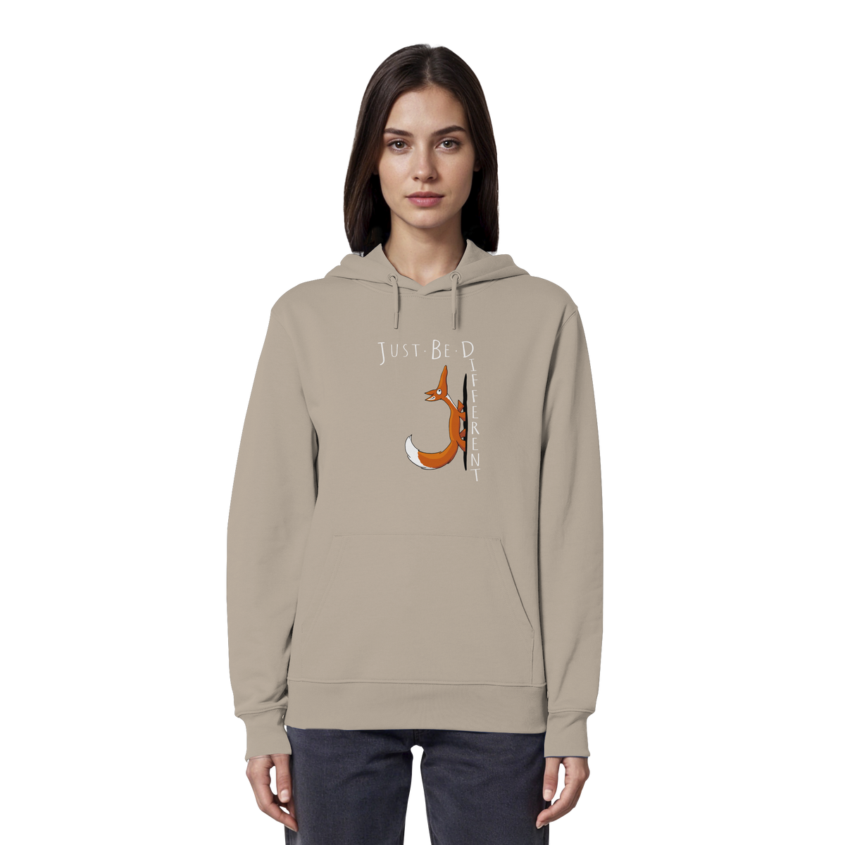 Just Be Different | Sei Anders, kleiner Fuchs - Organic Hoodie