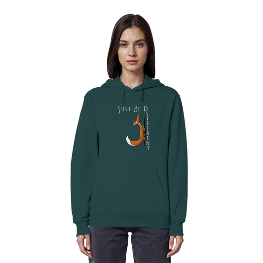 Just Be Different | Sei Anders, kleiner Fuchs - Organic Hoodie