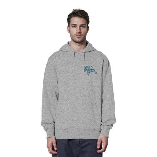 Lässig lustige Wasserschildkröte - Organic Hoodie