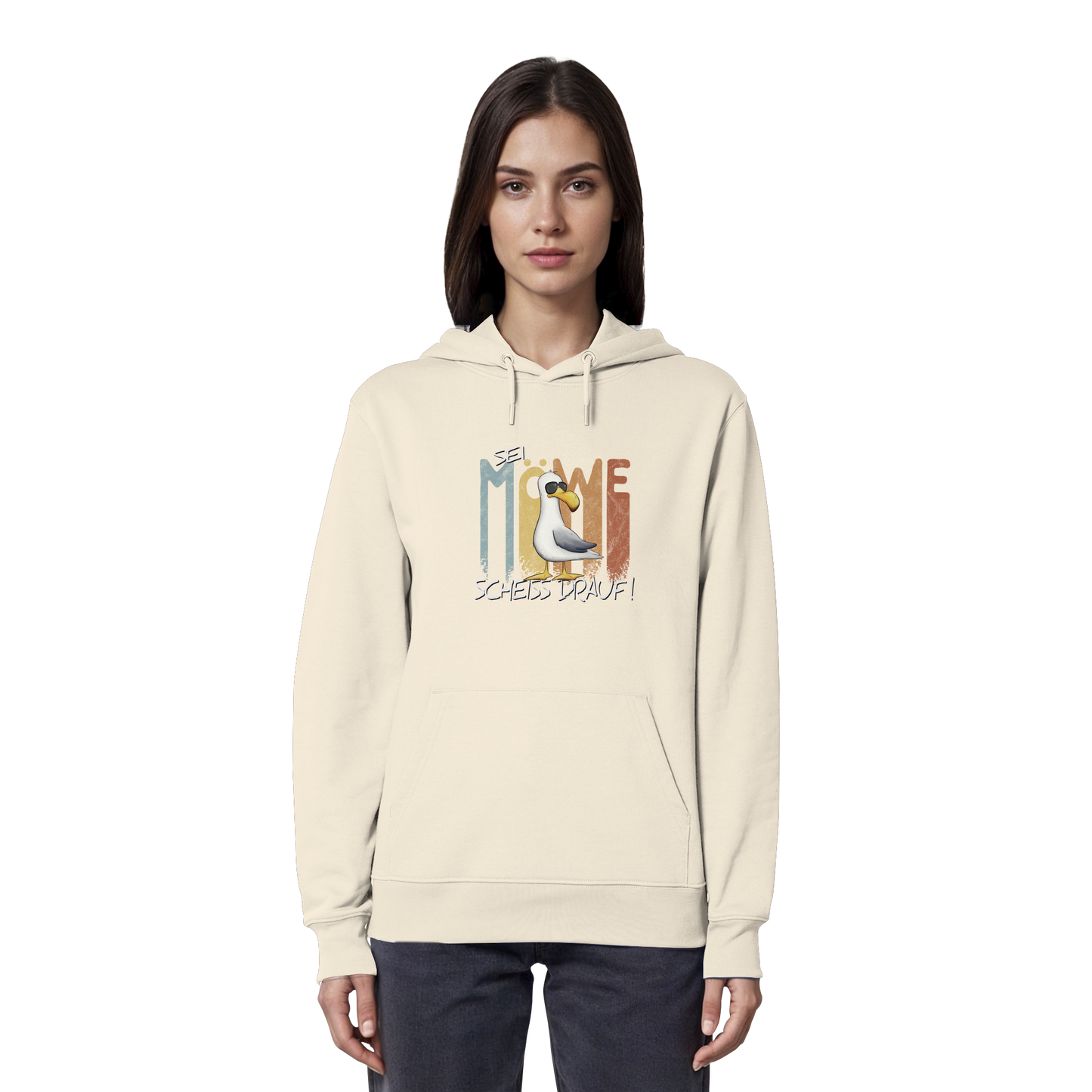 Sei Möwe Scheiß Drauf - Organic Hoodie