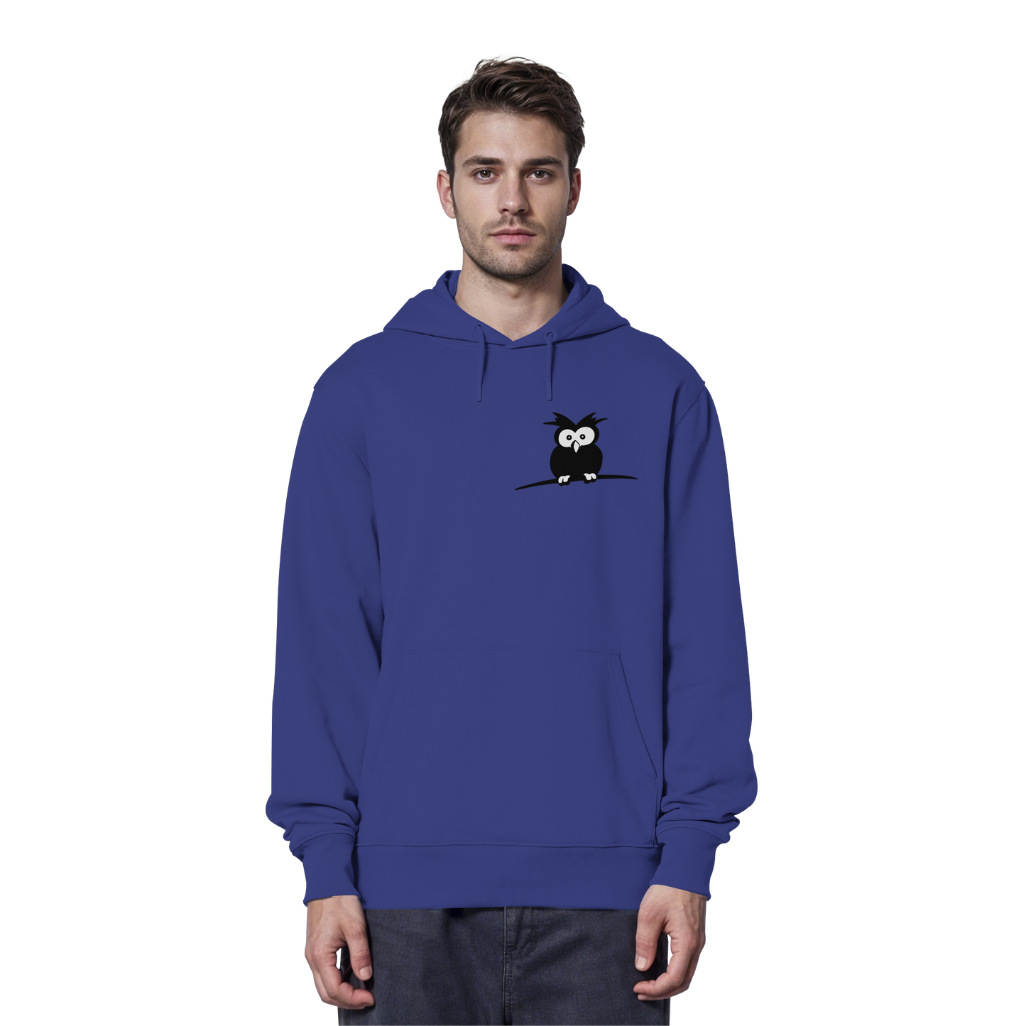 Kleine struppige Eule - Organic Hoodie