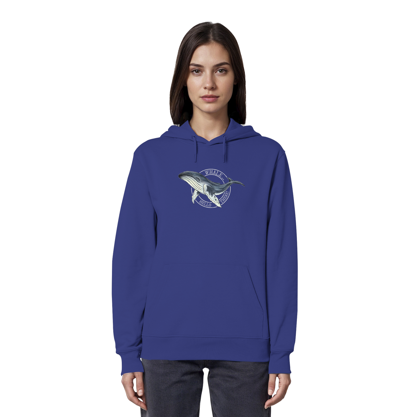 Whale, Hello There | Buckelwal - Organic Hoodie