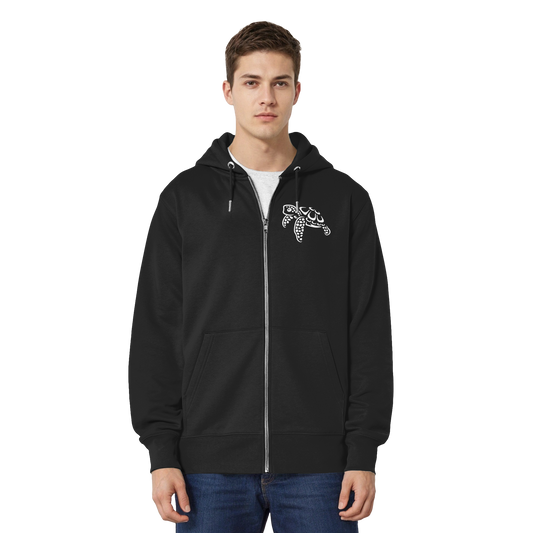 schwimmende Meeres-Schildkröte - Organic Relaxed Zipper