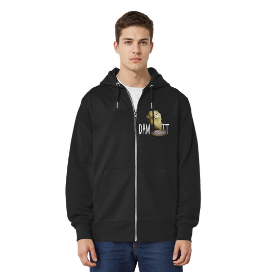 Dam It Verdammt Lustiger Biber - Organic Relaxed Zipper