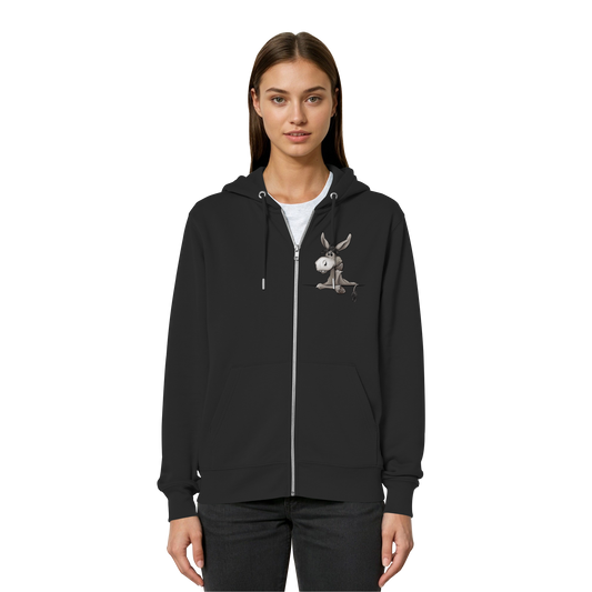Lustiger lässiger Esel - Organic Relaxed Zipper