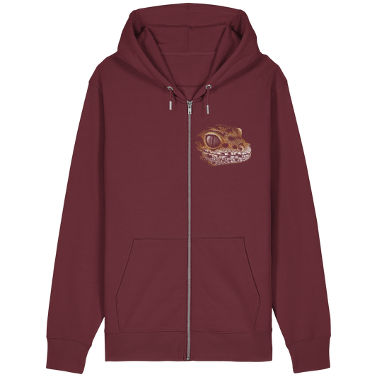 Leopard Gecko Skizze Kritzelkunst - Organic Relaxed Zipper