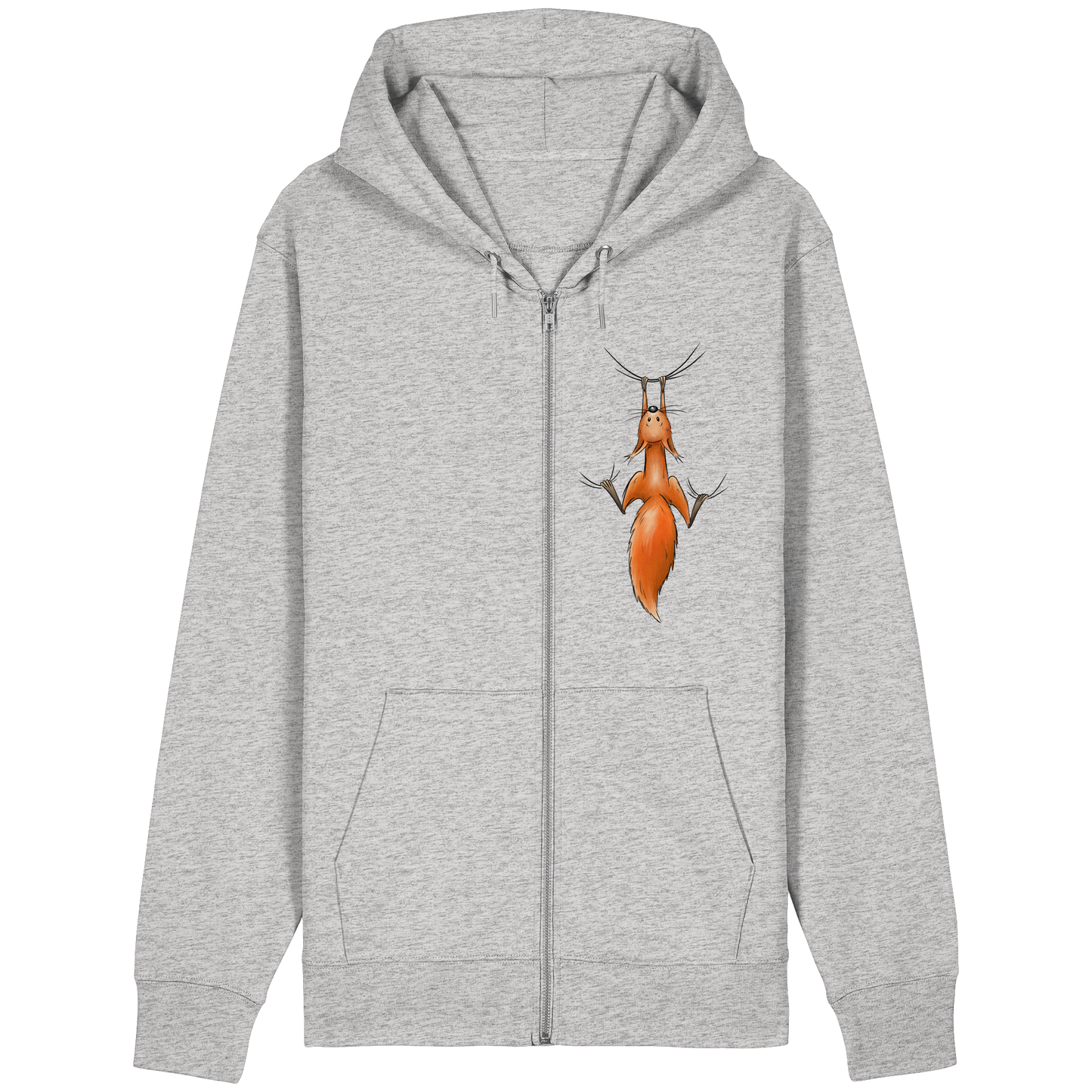 Rotes Eichhörnchen hängt ab - Organic Relaxed Zipper