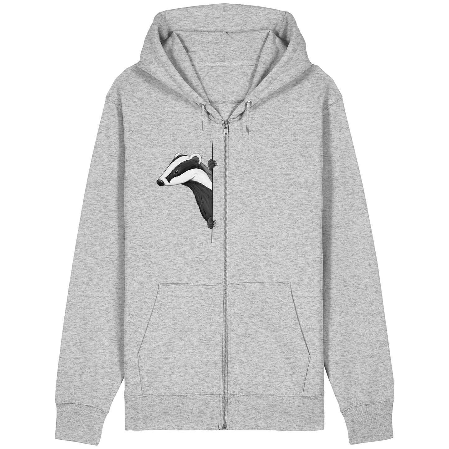 Lässiger Dachs Meister Grimbart - Organic Relaxed Zipper