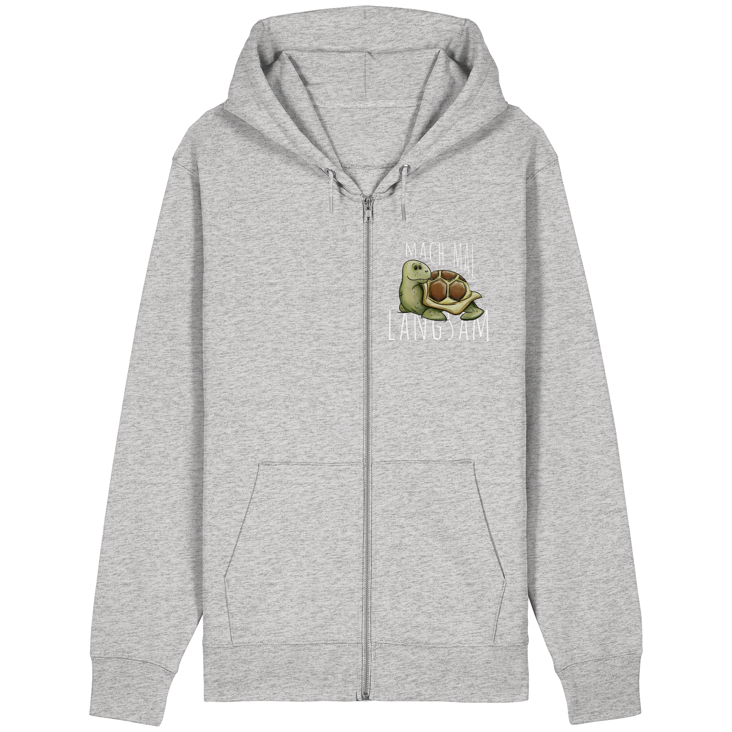 Mach mal langsam Schildkröte - Organic Relaxed Zipper