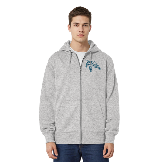 Lässig lustige Wasserschildkröte - Organic Relaxed Zipper