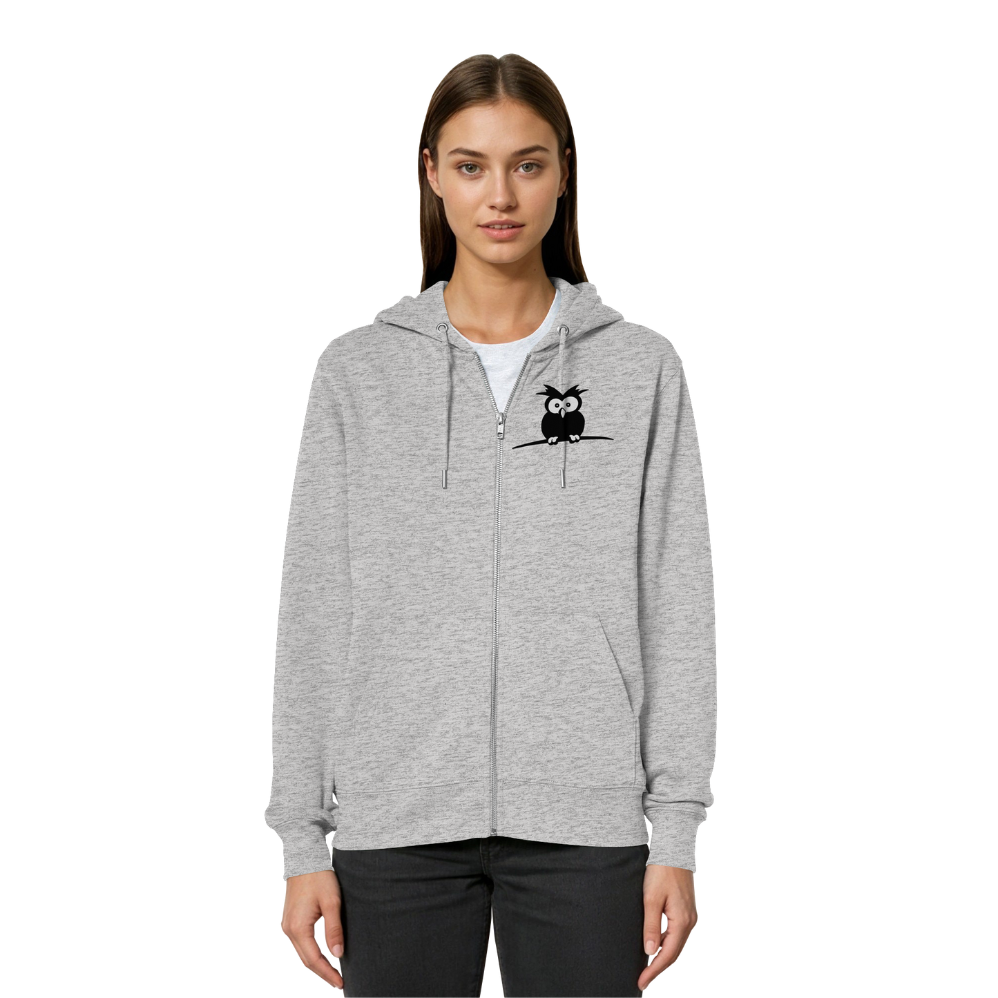 Kleine struppige Eule - Organic Relaxed Zipper