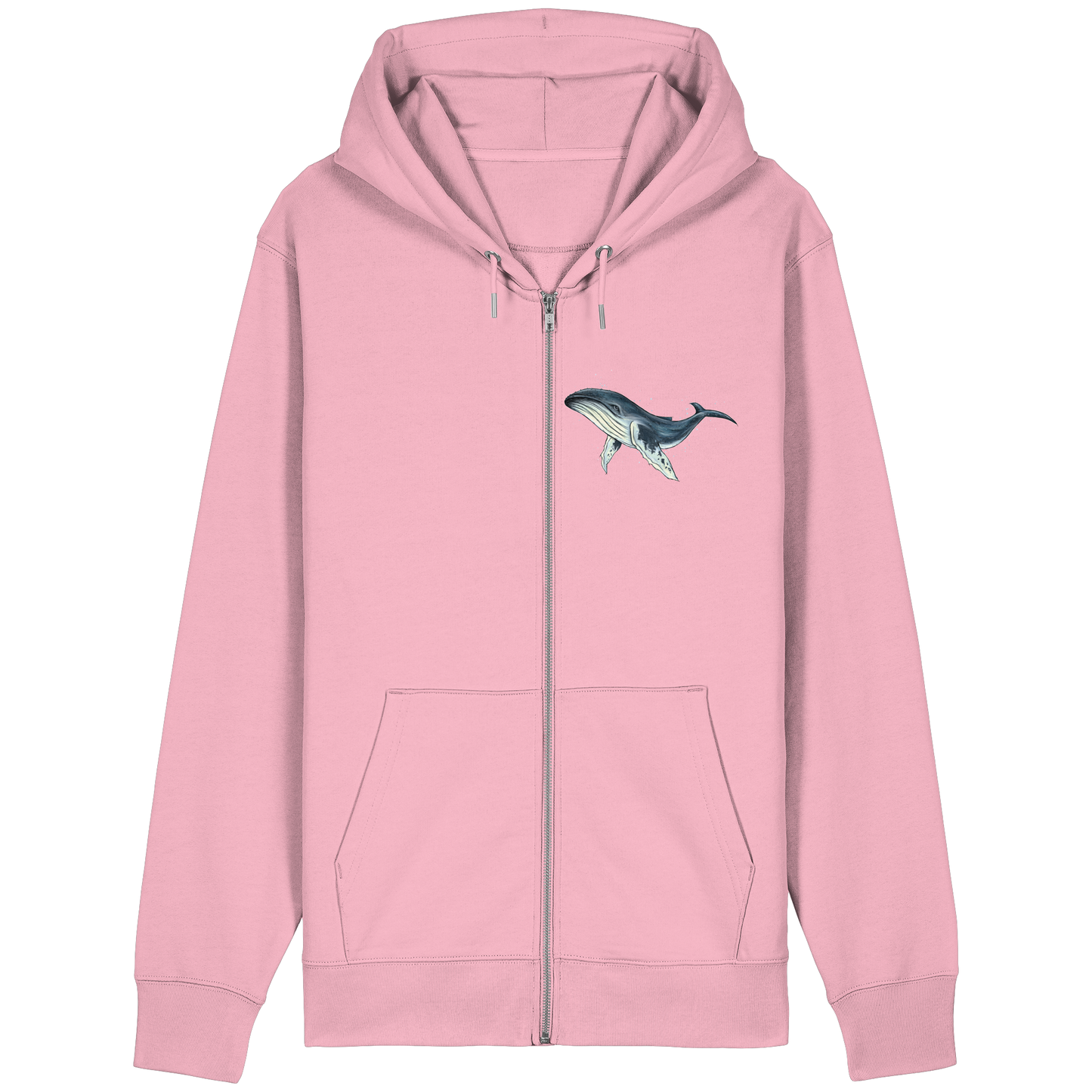 Tiefsee Ozean-Riese Buckelwal - Organic Relaxed Zipper