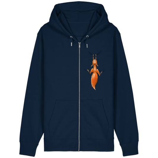 Rotes Eichhörnchen hängt ab - Organic Relaxed Zipper