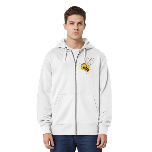 Lässige kleine Honig-Biene - Organic Relaxed Zipper