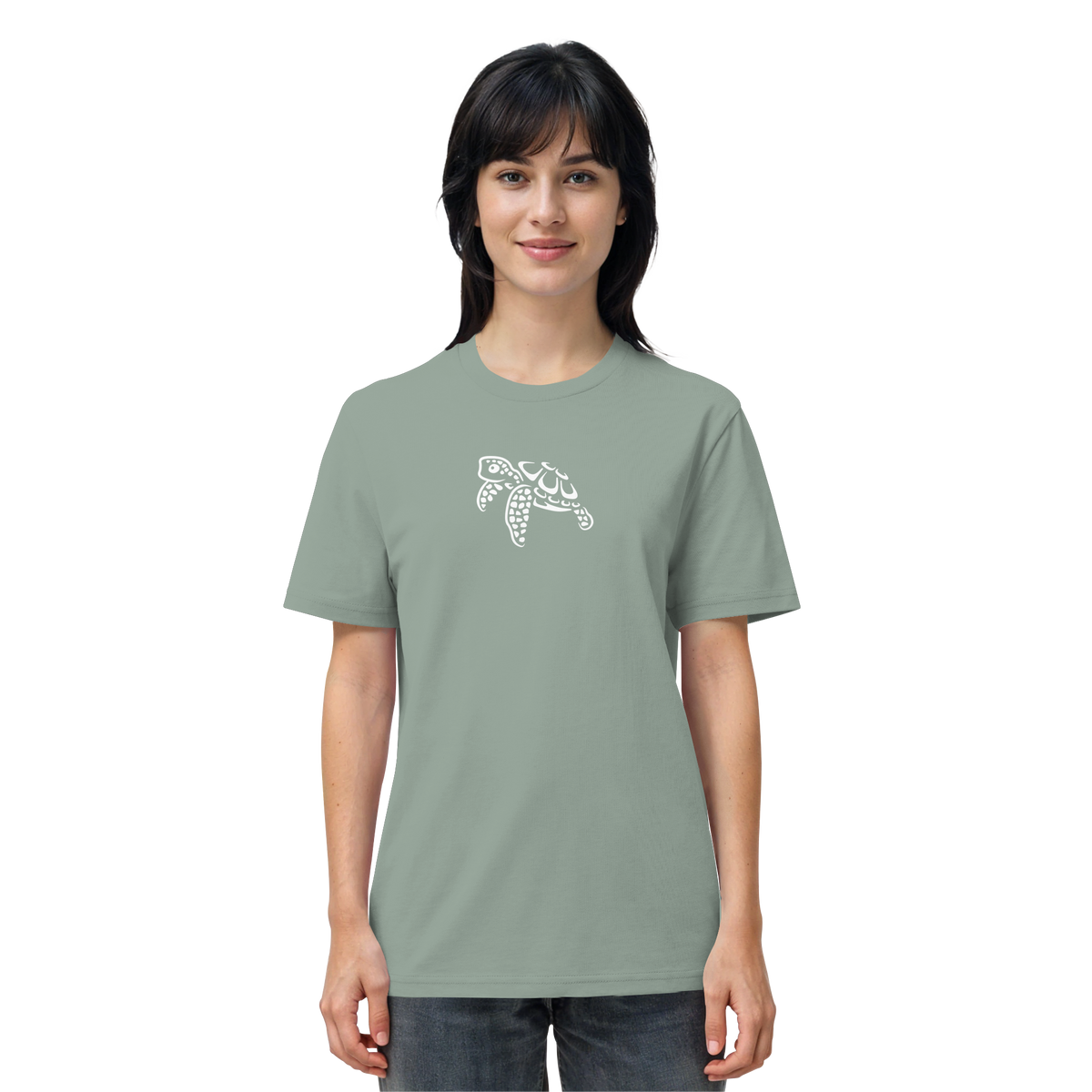 schwimmende Meeres-Schildkröte - Organic Shirt