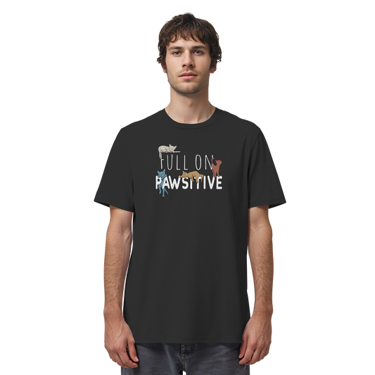 Full On Pawsitive! Gechillte Katzen - Organic Shirt