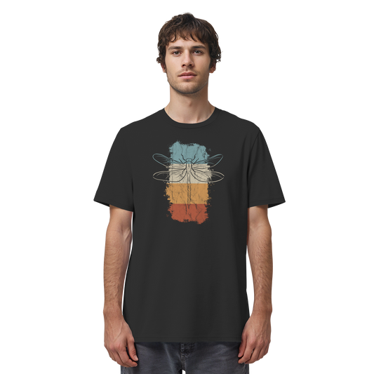 Retro Kunst Libelle | Vintage Dragonfly - Organic Shirt