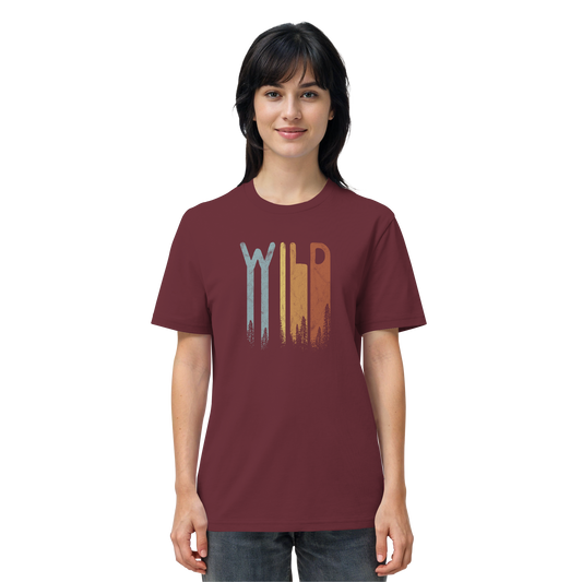 Wild Retro Schriftzug - Organic Shirt
