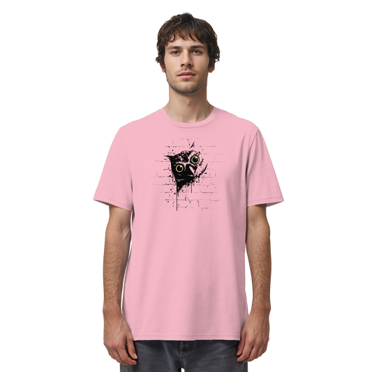 Lässige Street Art Eule - Organic Shirt