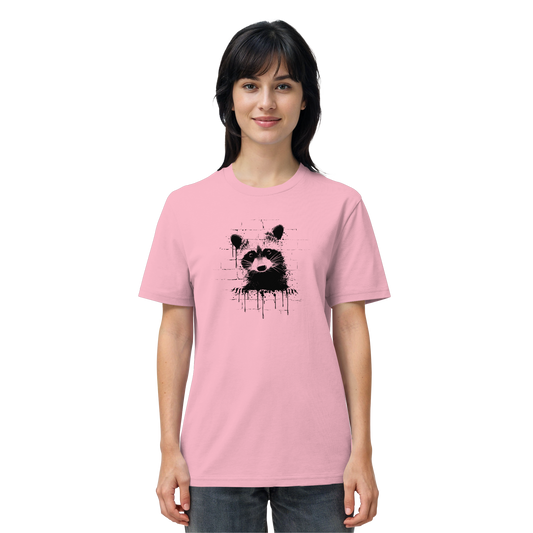Funky Street Art Waschbär - Organic Shirt