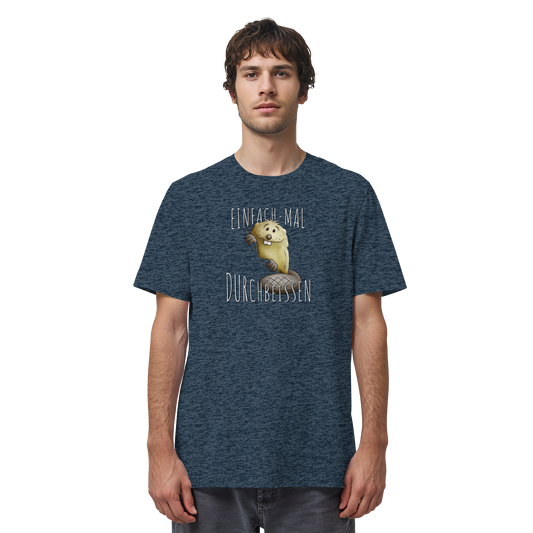 Einfach mal Durchbeissen Biber - Organic Shirt