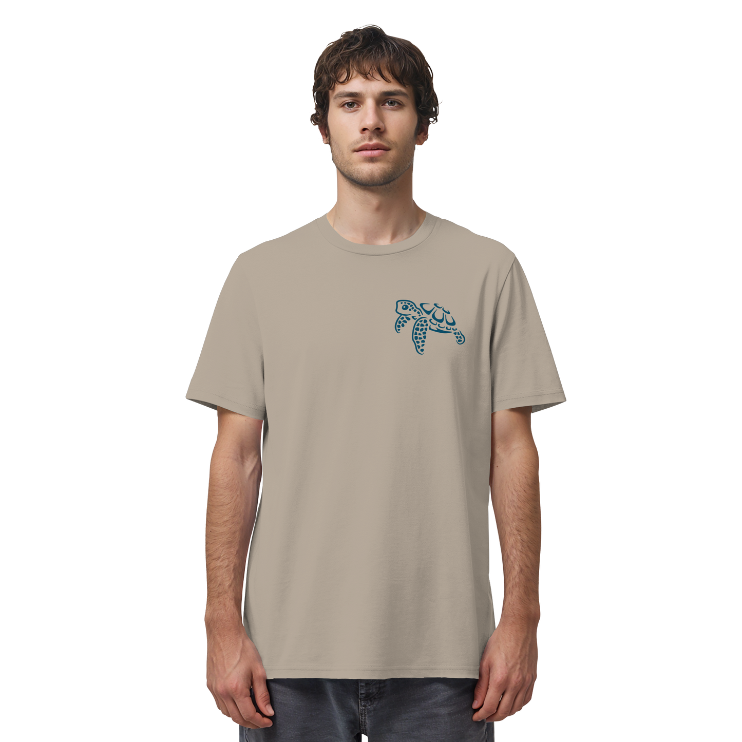 Lässig lustige Wasserschildkröte - Organic Shirt