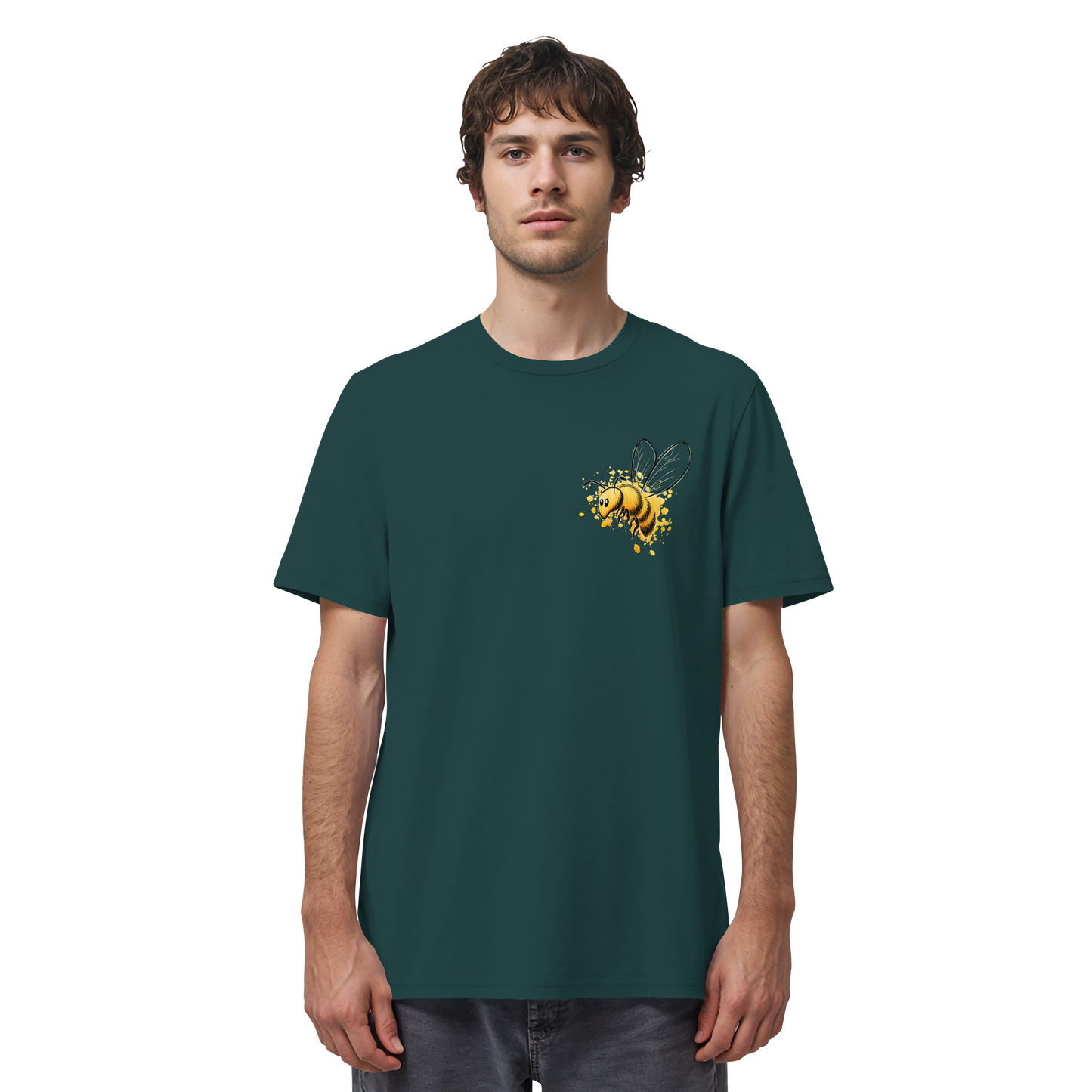 Lässige kleine Honig-Biene - Organic Shirt