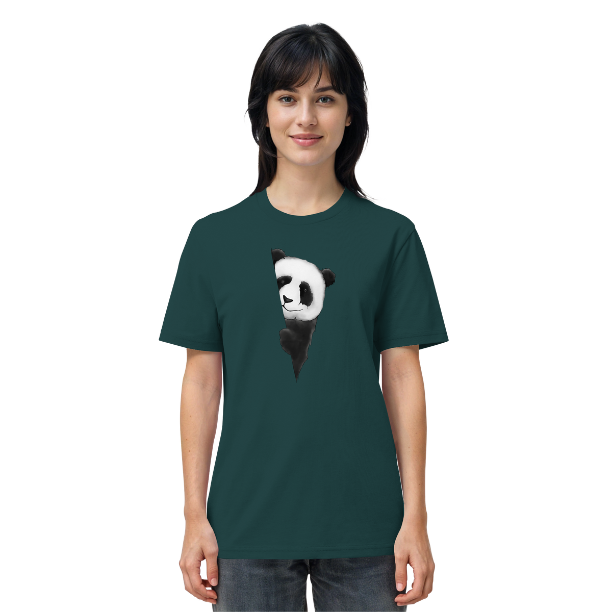 Panda Bär Illustration - Organic Shirt