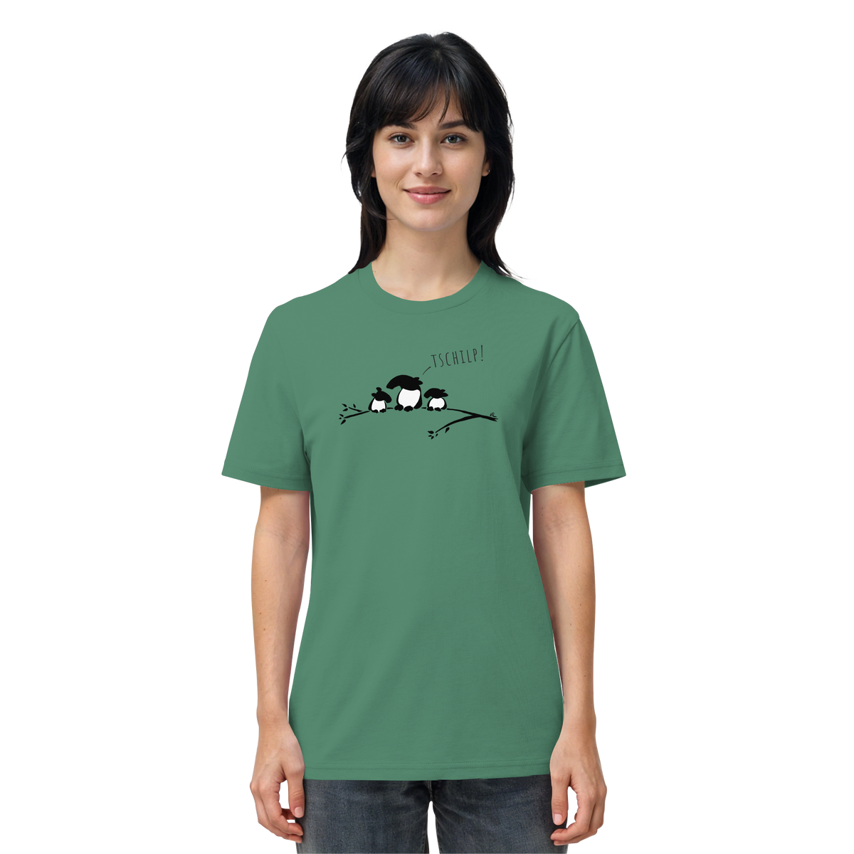 Drei kleine Tapir-Vögel - Organic Shirt