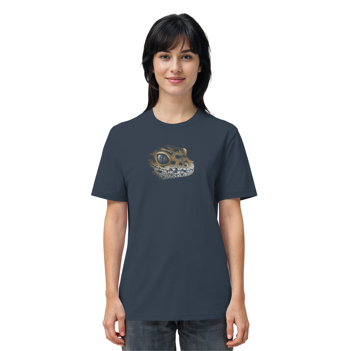 Leopard Gecko Skizze Kritzelkunst - Organic Shirt