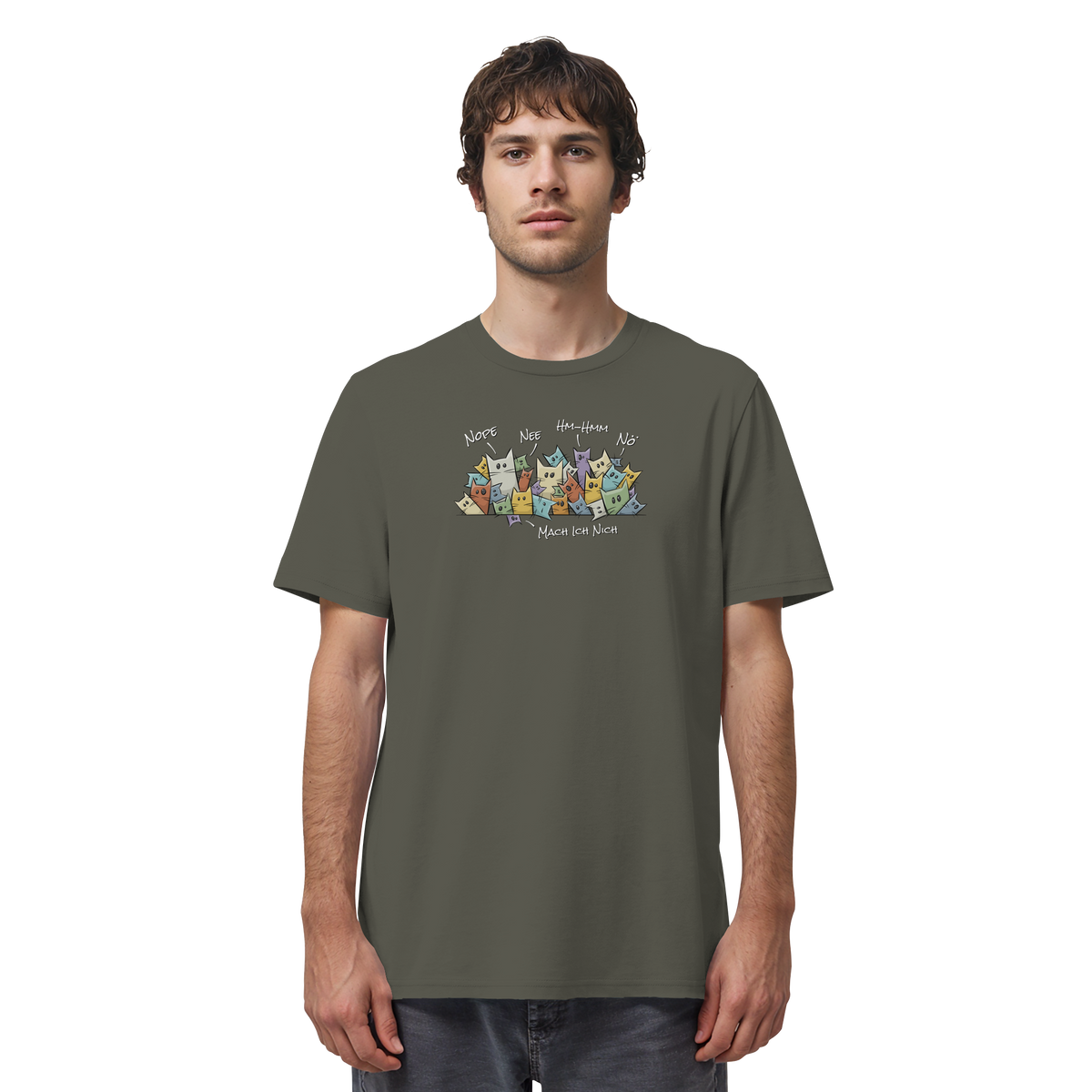 Nope, Nee, Nö Katzen - Organic Shirt