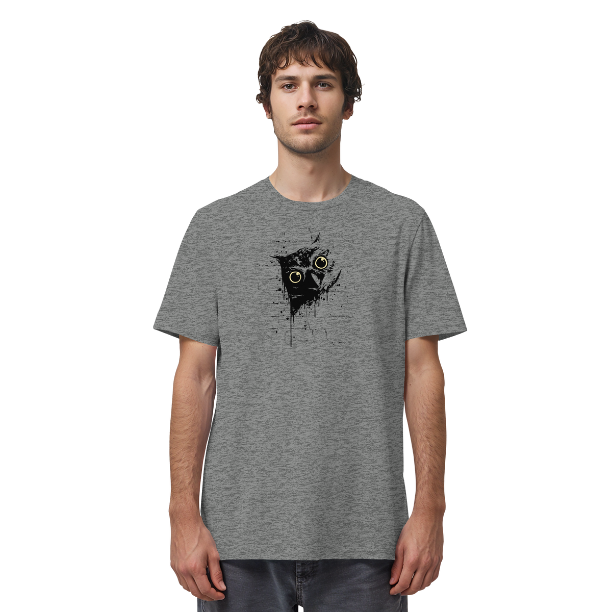 Lässige Street Art Eule - Organic Shirt