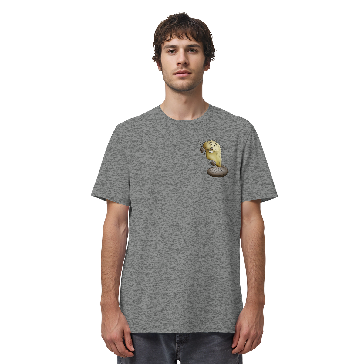 Lustiger frecher Biber - Organic Shirt