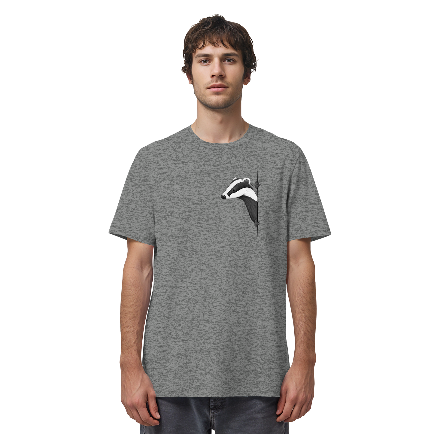 Lässiger Dachs Meister Grimbart - Organic Shirt