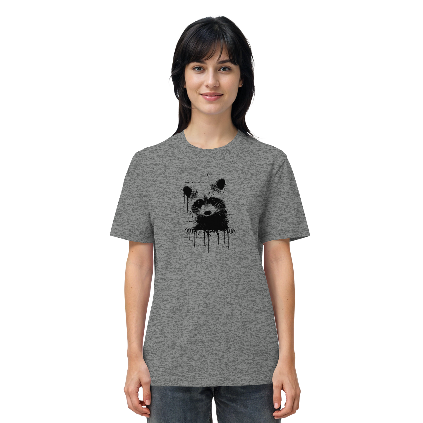 Funky Street Art Waschbär - Organic Shirt