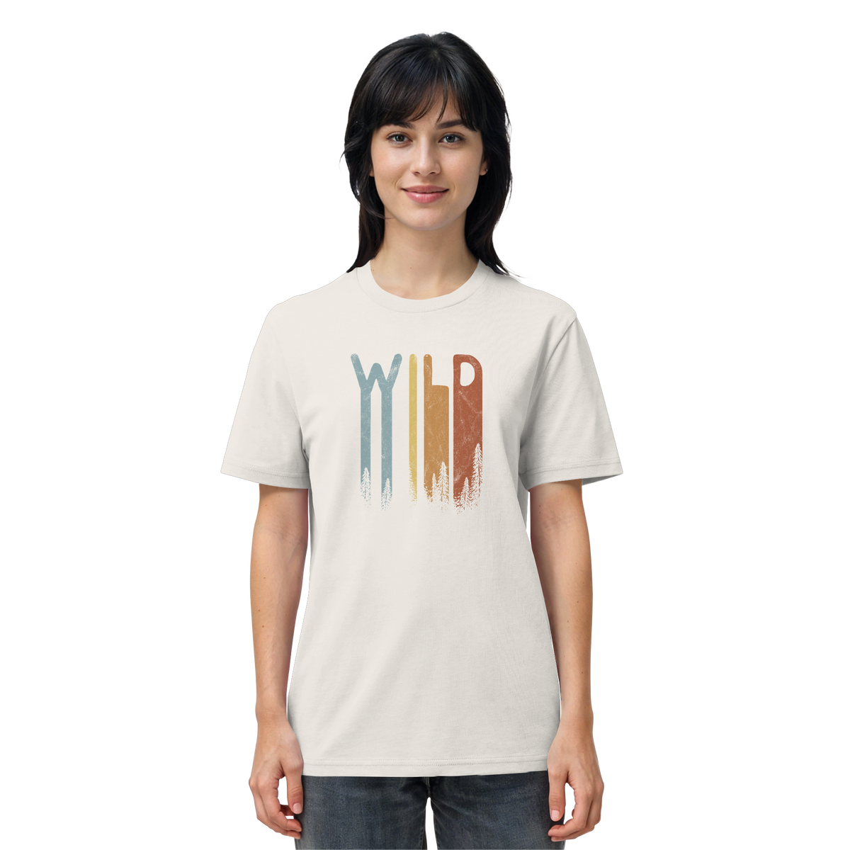 Wild Retro Schriftzug - Organic Shirt