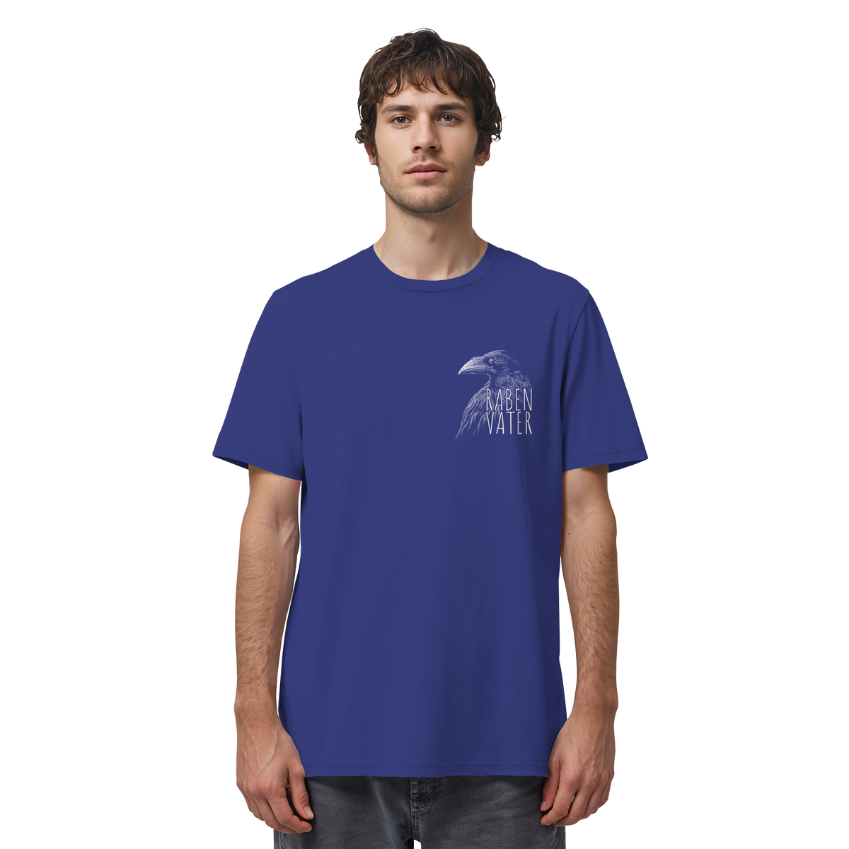 Rabenvater schwarzer Rabe Krähe - Organic Shirt