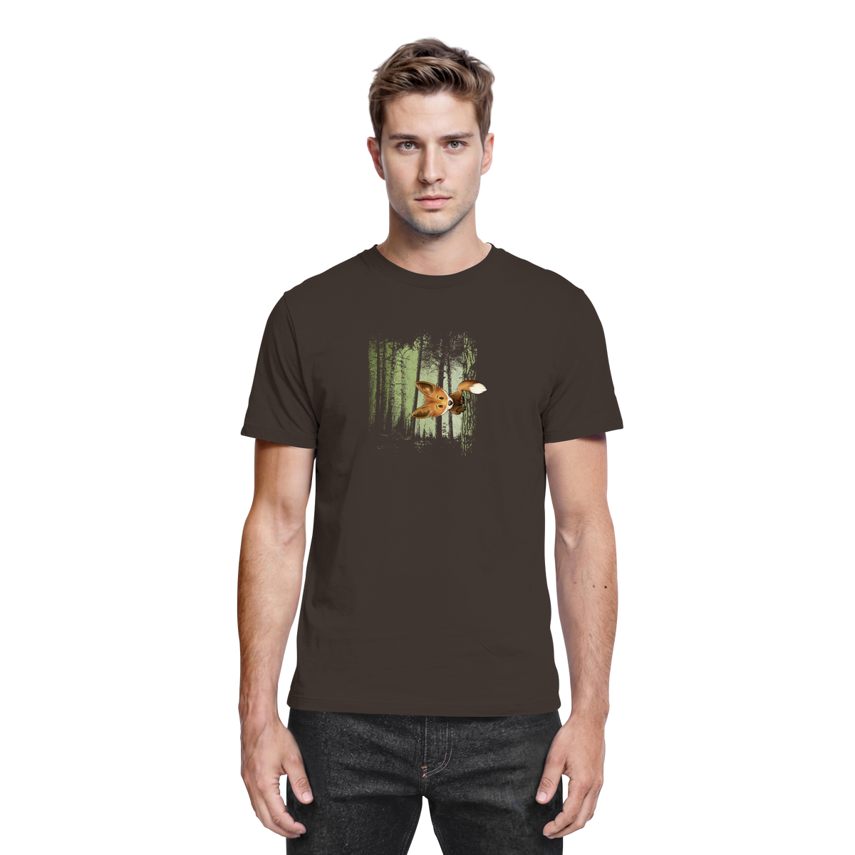 Fuchs im Zwielicht-Wald - Premium Shirt
