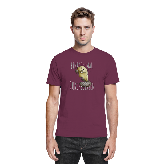 Einfach mal Durchbeissen Biber - Premium Shirt