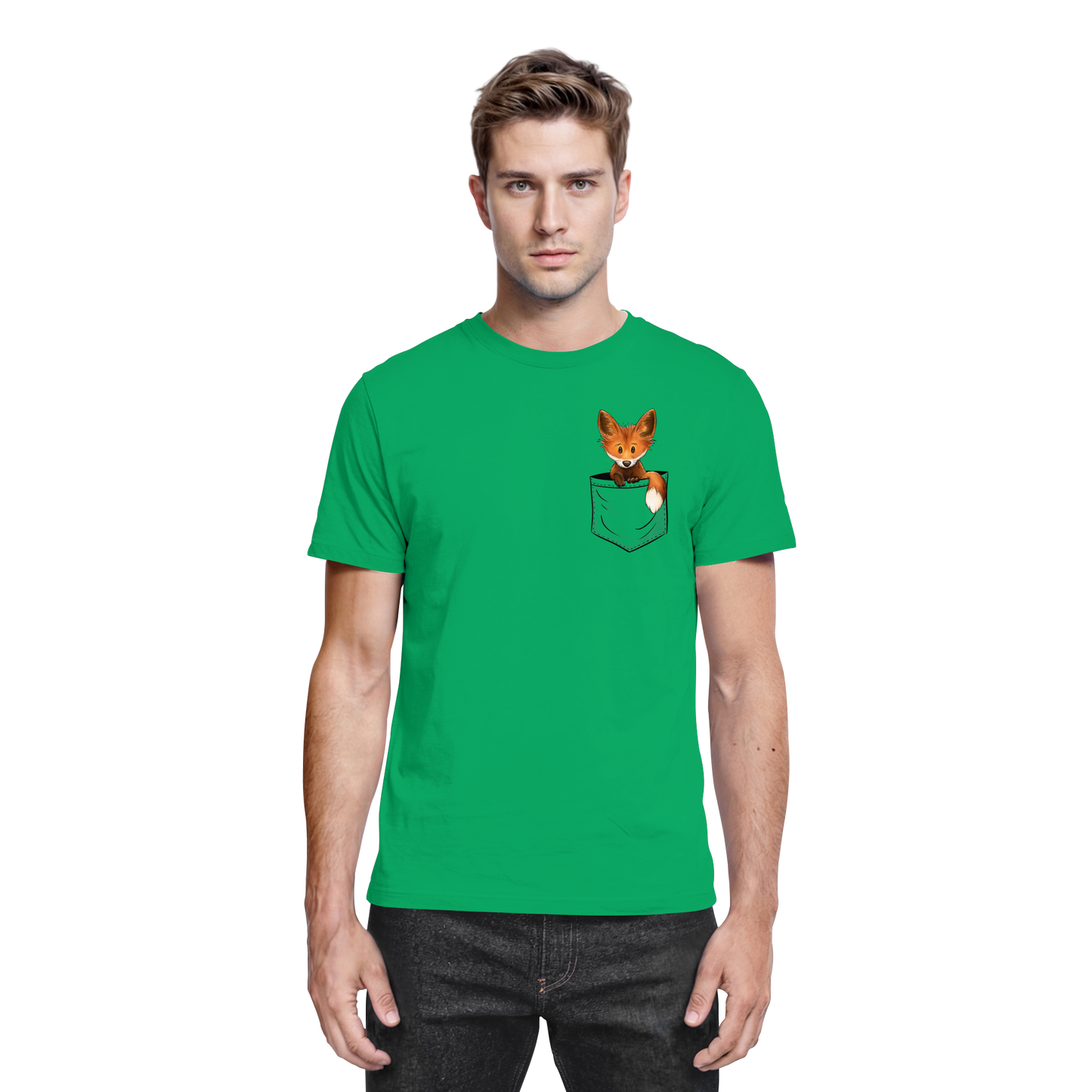 Funky Fuchs in der Tasche - Premium Shirt