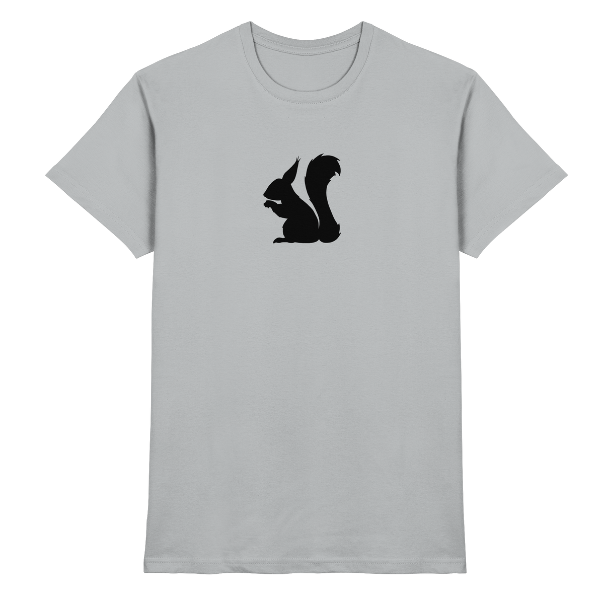Eichhörnchen Silhouette - Premium Shirt