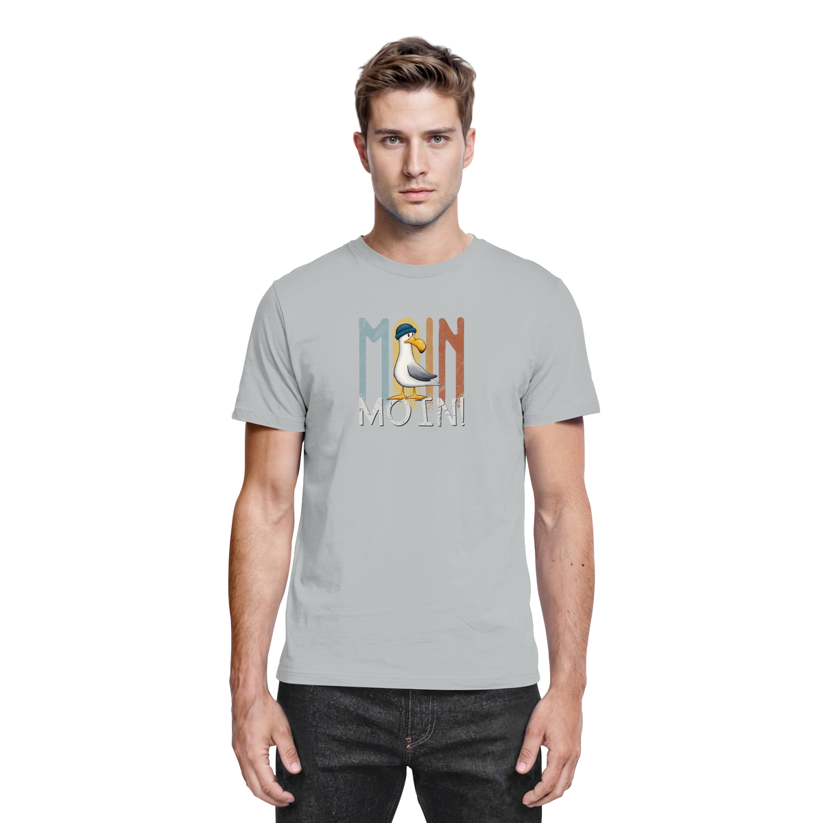 Moin Moin norddeutsche Möwe - Premium Shirt