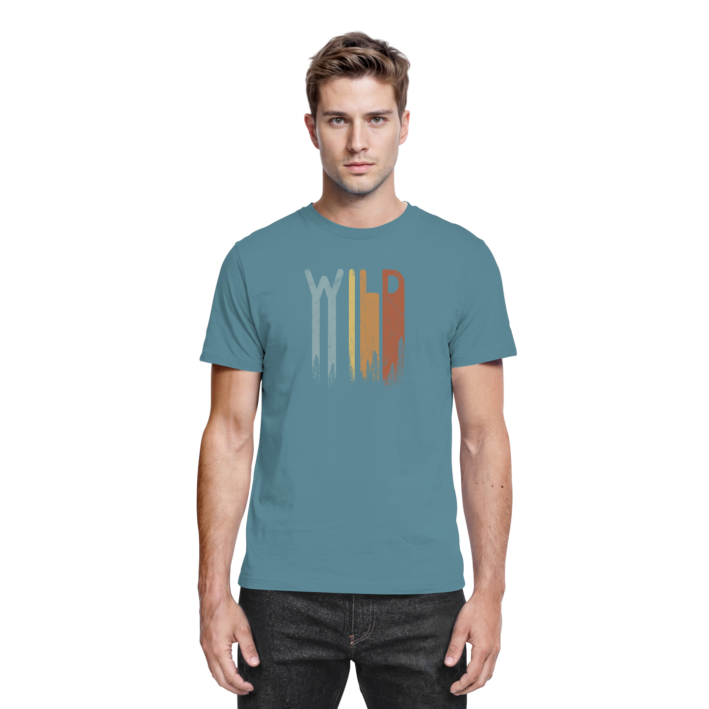 Wild Retro Schriftzug - Premium Shirt