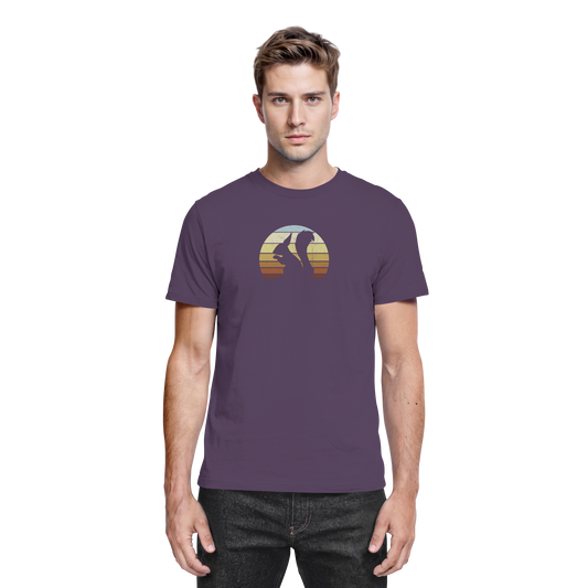 Retro Eichhörnchen Silhouette - Premium Shirt