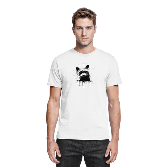 Funky Street Art Waschbär - Premium Shirt